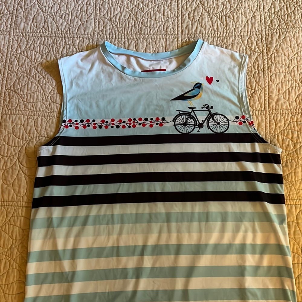Terry Cycling sleeveless jersey-Large